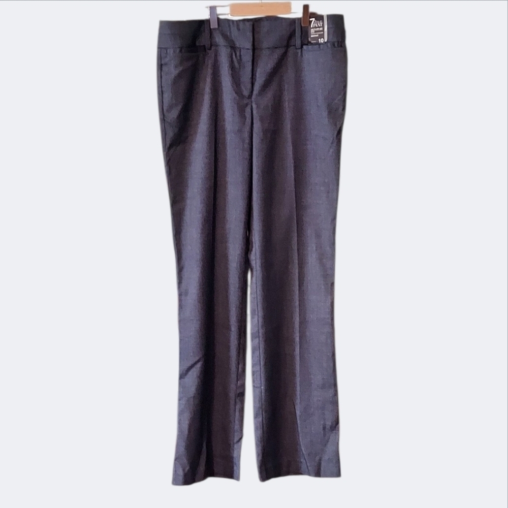 NWT 7th AVENUE Blue Bootcut        Trousers ~size 10 TALL - Picture 4 of 6